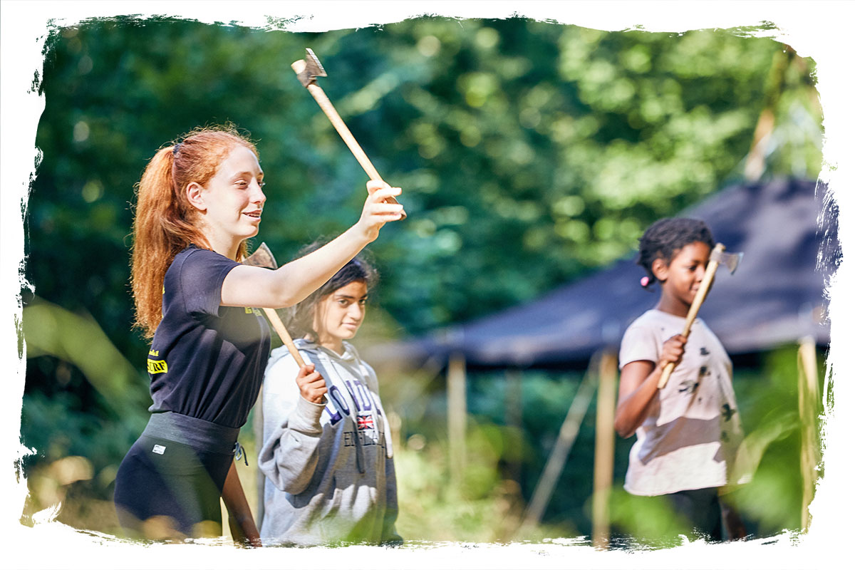 Woodland adventure at Cuffley Woods